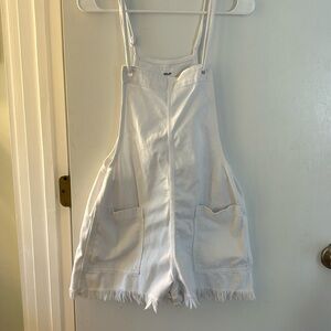 White Aerie Denim Romper